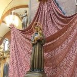 Statua del Santo Processione in Basilica